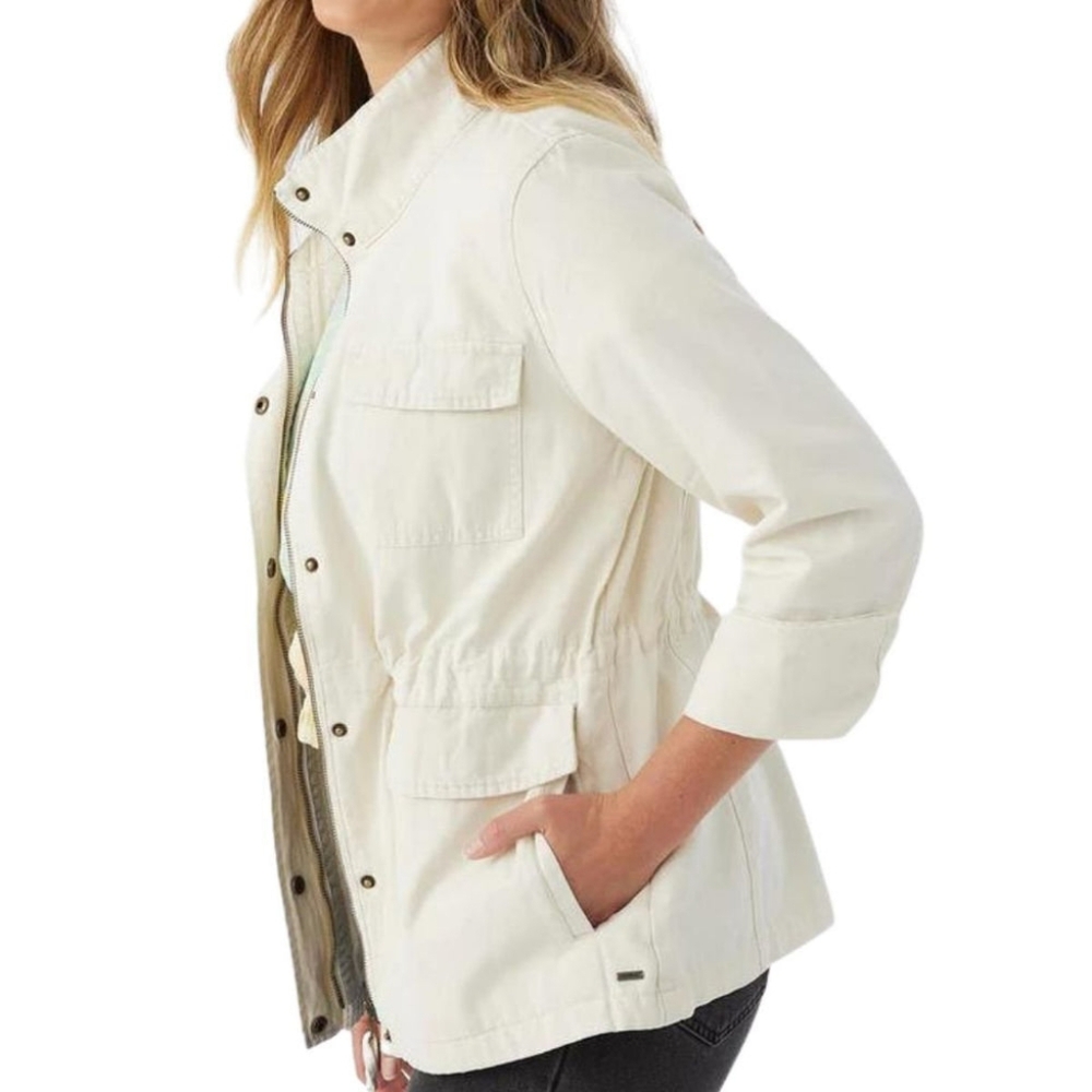 Oneill Barn Coat California utility jacket in bone white small s